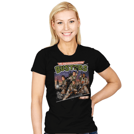 Mid-Age Genius Phantom Busters - Womens T-Shirts RIPT Apparel