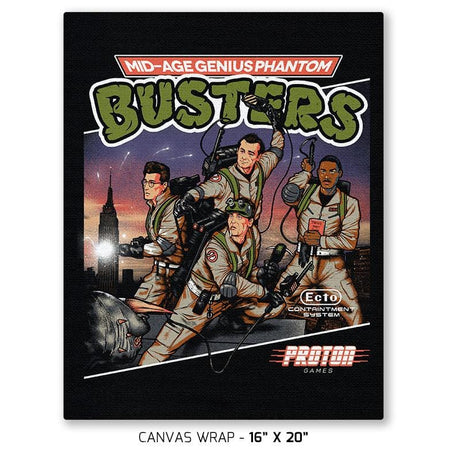 Mid-aged Genius Phantom Busters Exclusive - Canvas Wraps Canvas Wraps RIPT Apparel 16x20 inch