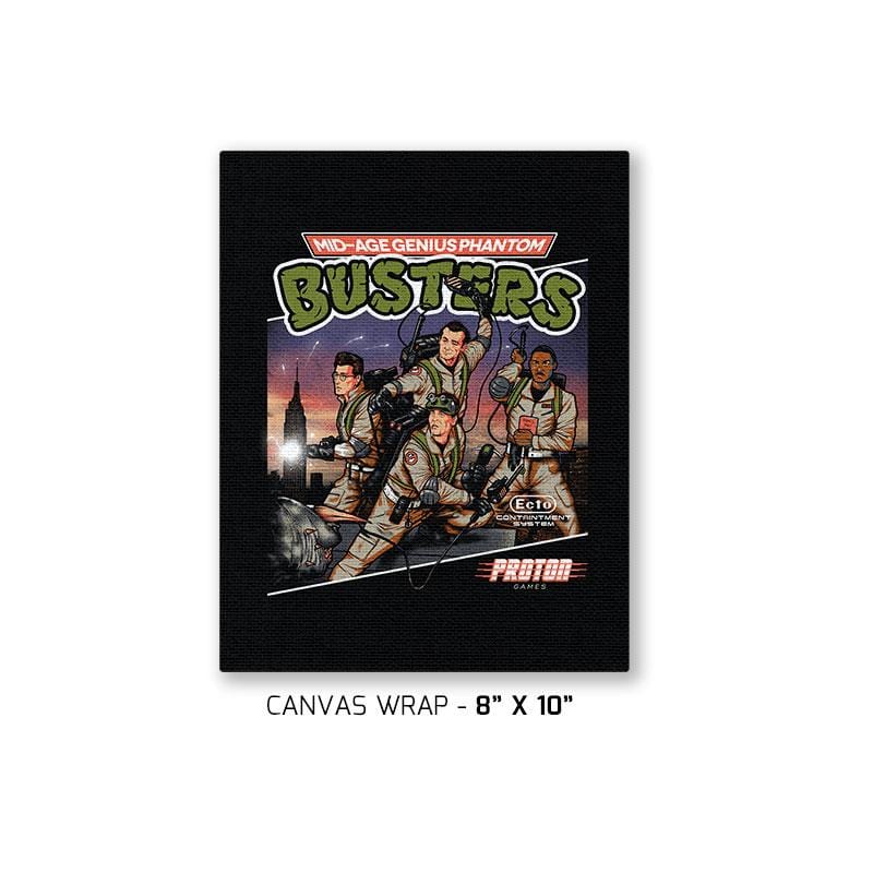 Mid-aged Genius Phantom Busters Exclusive - Canvas Wraps Canvas Wraps RIPT Apparel 8x10 inch