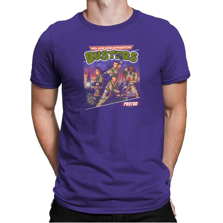 Mid-aged Genius Phantom Busters Exclusive - Mens Premium T-Shirts RIPT Apparel Small / Purple Rush