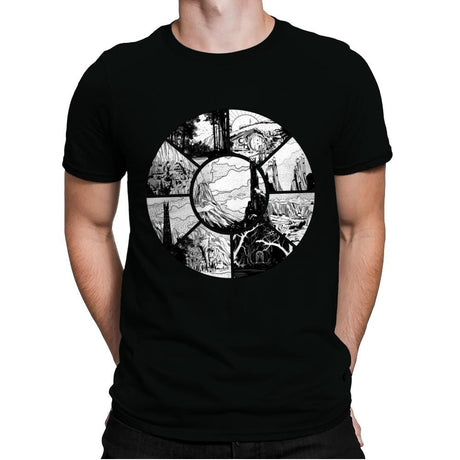 Middle-Earth - Mens Premium T-Shirts RIPT Apparel Small / Black