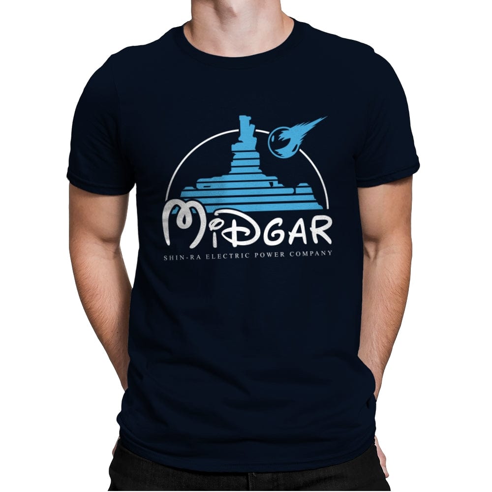 Midgar - Mens Premium T-Shirts RIPT Apparel Small / Midnight Navy