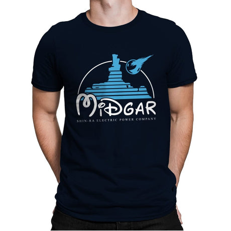 Midgar - Mens Premium T-Shirts RIPT Apparel Small / Midnight Navy