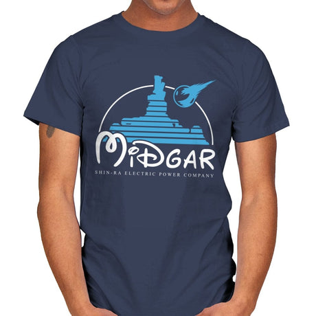 Midgar - Mens T-Shirts RIPT Apparel Small / Navy