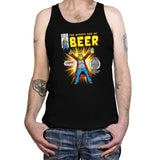 Mighty God of Beer - Tanktop Tanktop RIPT Apparel X-Small / Black
