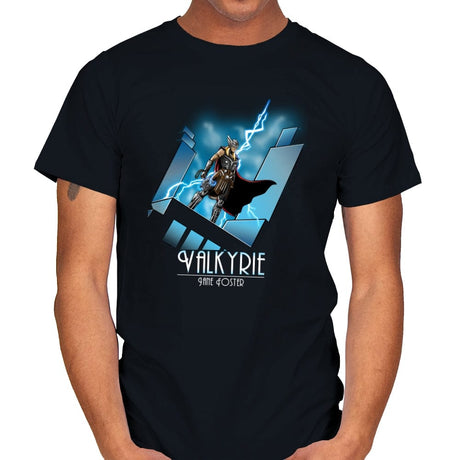Mighty Lady - Mens T-Shirts RIPT Apparel Small / Black