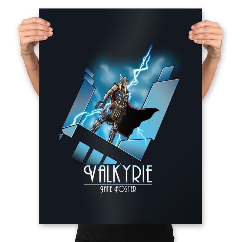 Mighty Lady - Prints Posters RIPT Apparel 18x24 / Black