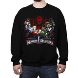 Mighty Morbid Horror Rangers - Crew Neck Sweatshirt Crew Neck Sweatshirt RIPT Apparel Small / Black
