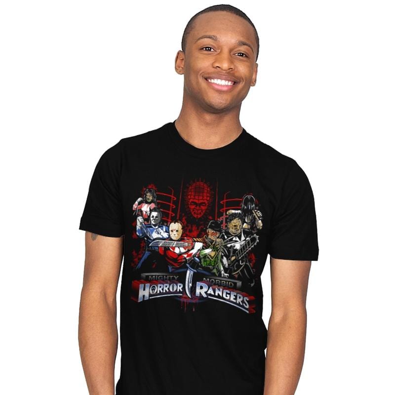 Mighty Morbid Horror Rangers - Mens T-Shirts RIPT Apparel Small / Black