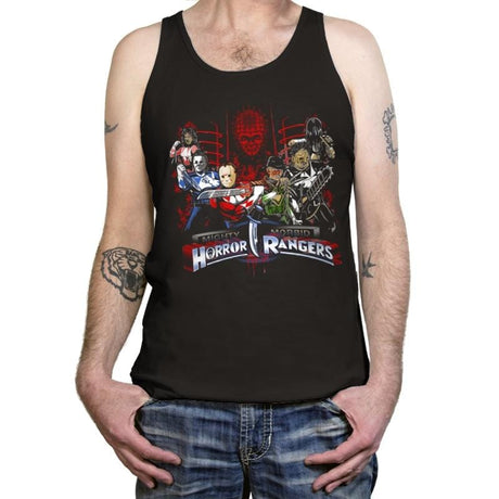 Mighty Morbid Horror Rangers - Tanktop Tanktop RIPT Apparel