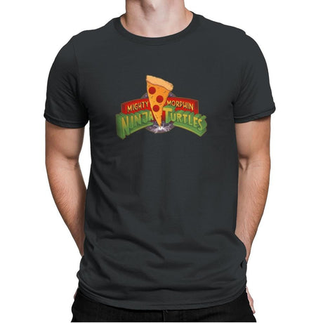 Mighty Morphin Ninja Turtles Exclusive - Mens Premium T-Shirts RIPT Apparel Small / Heavy Metal