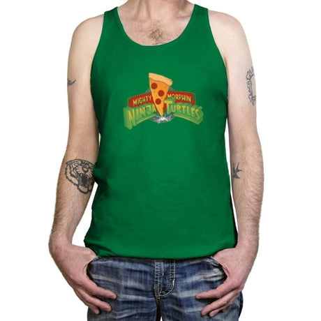 Mighty Morphin Ninja Turtles Exclusive - Tanktop Tanktop RIPT Apparel X-Small / Kelly