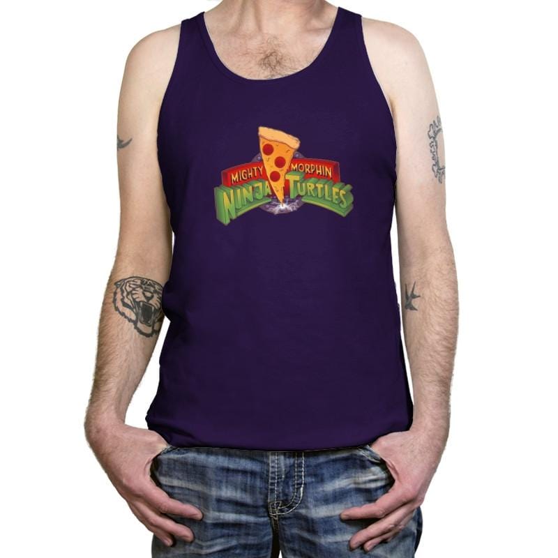 Mighty Morphin Ninja Turtles Exclusive - Tanktop Tanktop RIPT Apparel X-Small / Team Purple