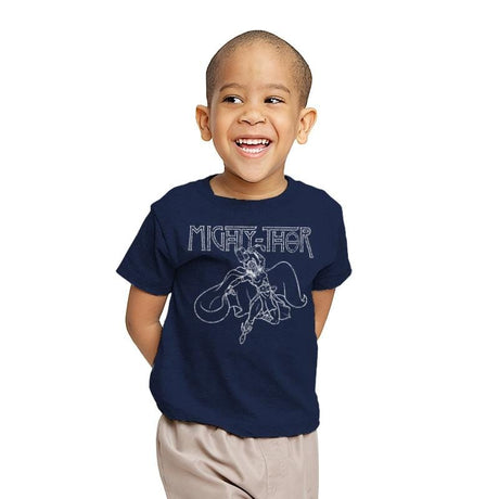 Mighty One - Youth T-Shirts RIPT Apparel X-small / Navy