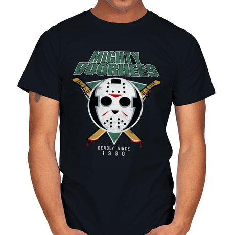 Mighty Voorhees - Mens T-Shirts RIPT Apparel Small / Black