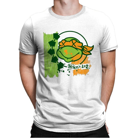 Mikey 182 - Mens Premium T-Shirts RIPT Apparel Small / White
