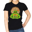 Mikey is my Turtle (My Orange Ninja Turtle) - Womens T-Shirts RIPT Apparel Small / Black