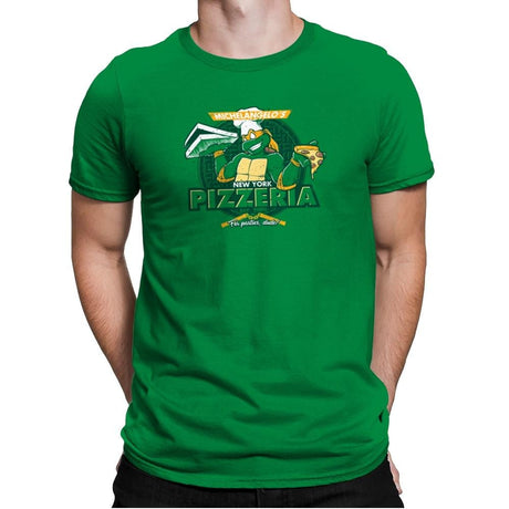 Mikey's Pizzeria Exclusive - Mens Premium T-Shirts RIPT Apparel Small / Kelly Green