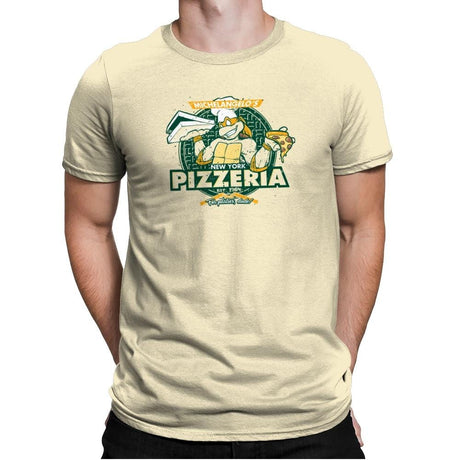 Mikey's Pizzeria Exclusive - Mens Premium T-Shirts RIPT Apparel Small / Natural