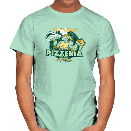 Mikey's Pizzeria Exclusive - Mens T-Shirts RIPT Apparel Small / Mint Green