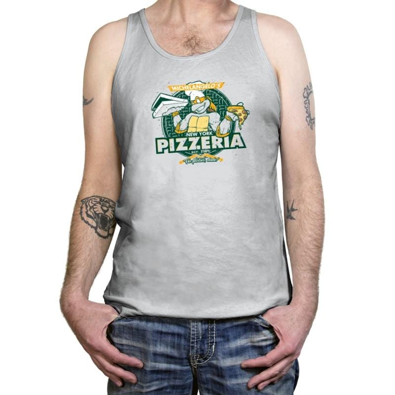 Mikey's Pizzeria Exclusive - Tanktop Tanktop RIPT Apparel X-Small / Silver