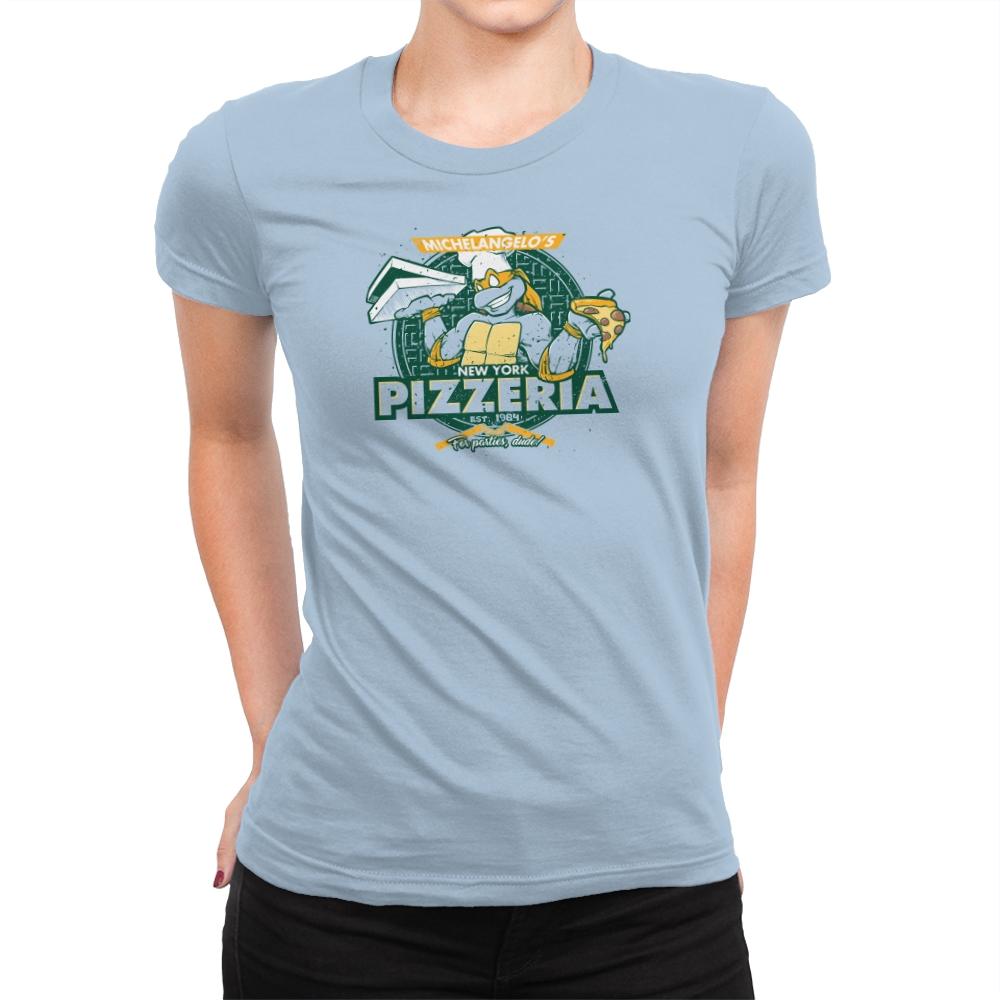Mikey's Pizzeria Exclusive - Womens Premium T-Shirts RIPT Apparel Small / Cancun