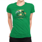 Mikey's Pizzeria Exclusive - Womens Premium T-Shirts RIPT Apparel Small / Kelly Green