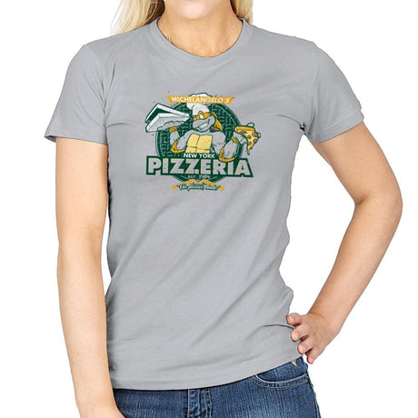 Mikey's Pizzeria Exclusive - Womens T-Shirts RIPT Apparel Small / Sport Grey