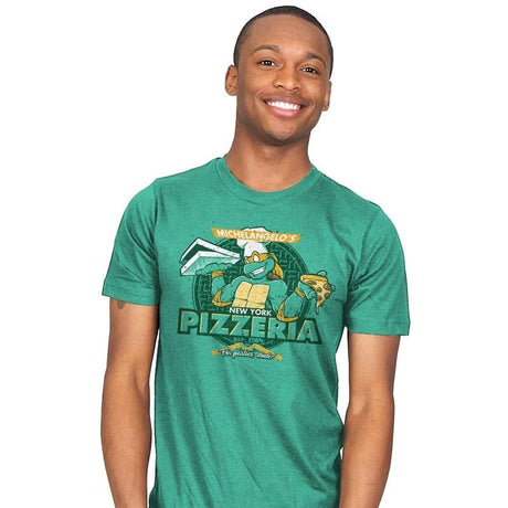 Mikey's Pizzeria - Mens T-Shirts RIPT Apparel Small / Mint