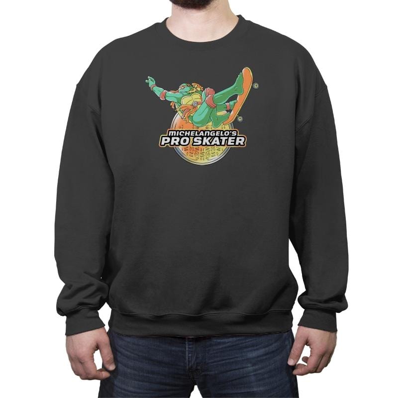 Mikey's Pro Skater - Crew Neck Sweatshirt Crew Neck Sweatshirt RIPT Apparel Small / Charcoal