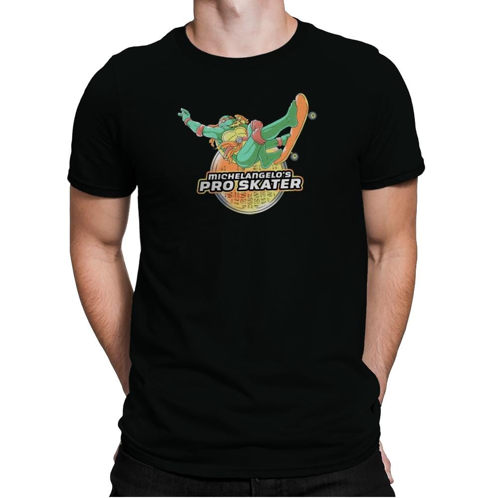 Mikey's Pro Skater - Mens Premium T-Shirts RIPT Apparel Small / Black