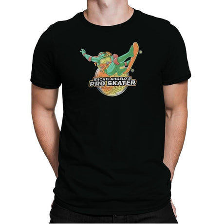 Mikey's Pro Skater - Mens Premium T-Shirts RIPT Apparel Small / Black