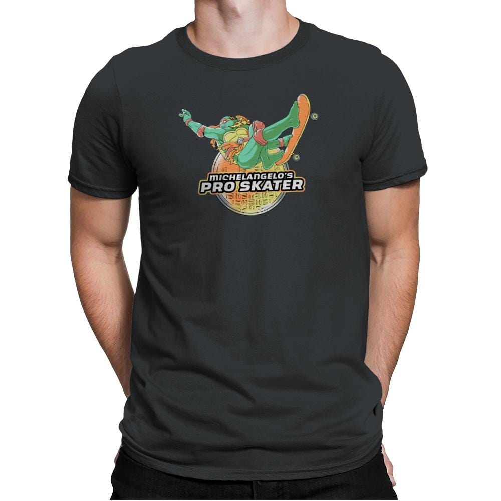 Mikey's Pro Skater - Mens Premium T-Shirts RIPT Apparel Small / Heavy Metal