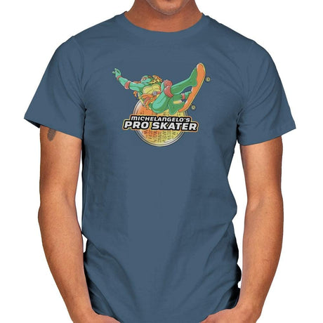 Mikey's Pro Skater - Mens T-Shirts RIPT Apparel Small / Indigo Blue