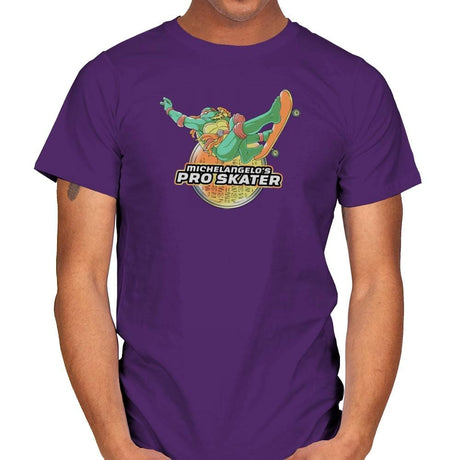 Mikey's Pro Skater - Mens T-Shirts RIPT Apparel Small / Purple