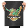 Mikey's Pro Skater - Prints Posters RIPT Apparel 18x24 / Charcoal