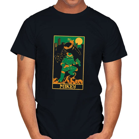 Mikey Tarot Card - Mens T-Shirts RIPT Apparel Small / Black