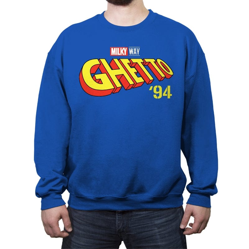 Milkyway Ghetto '94 - Crew Neck Sweatshirt Crew Neck Sweatshirt RIPT Apparel Small / Royal