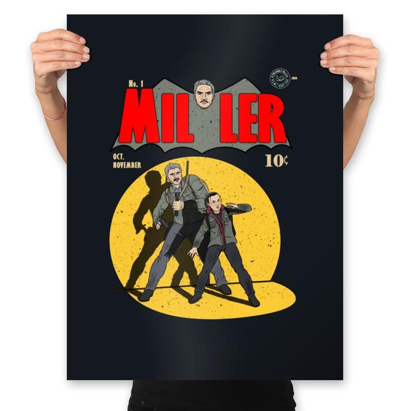 Miller N1 - Prints Posters RIPT Apparel 18x24 / Black