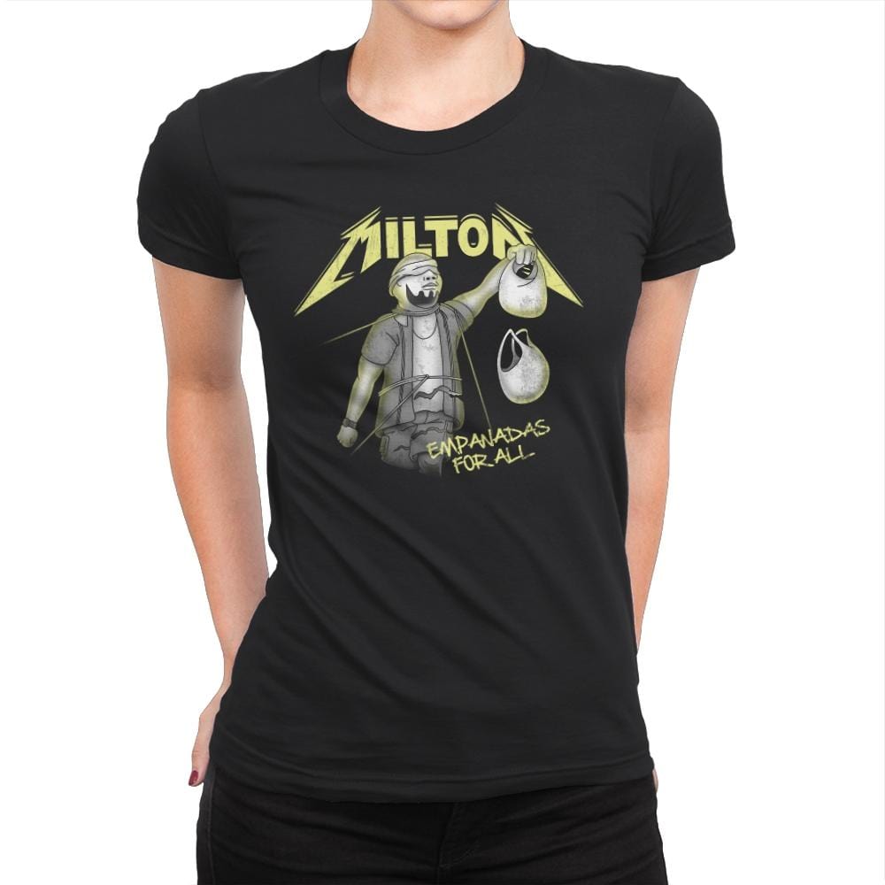 Milton - Womens Premium T-Shirts RIPT Apparel Small / Black