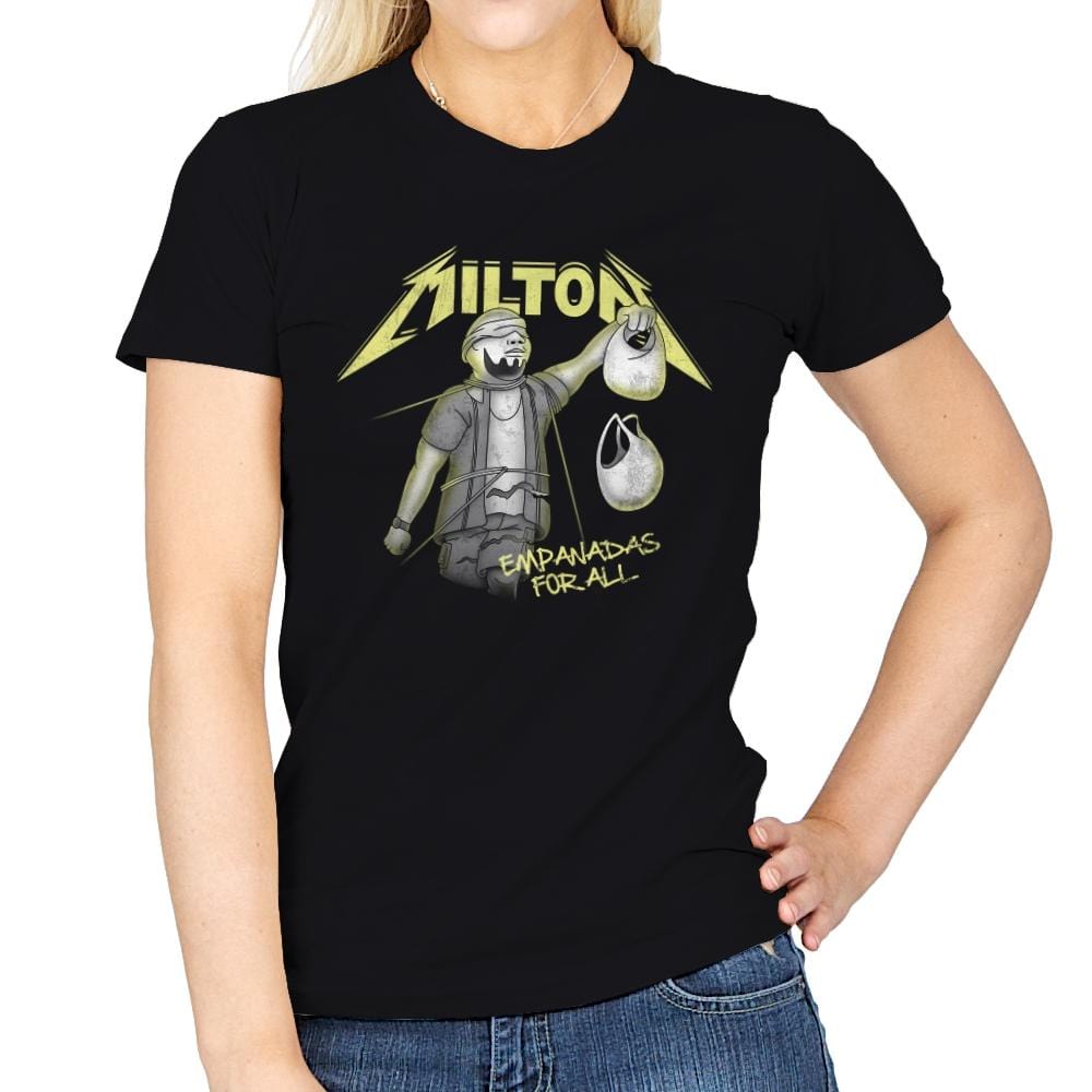Milton - Womens T-Shirts RIPT Apparel Small / Black