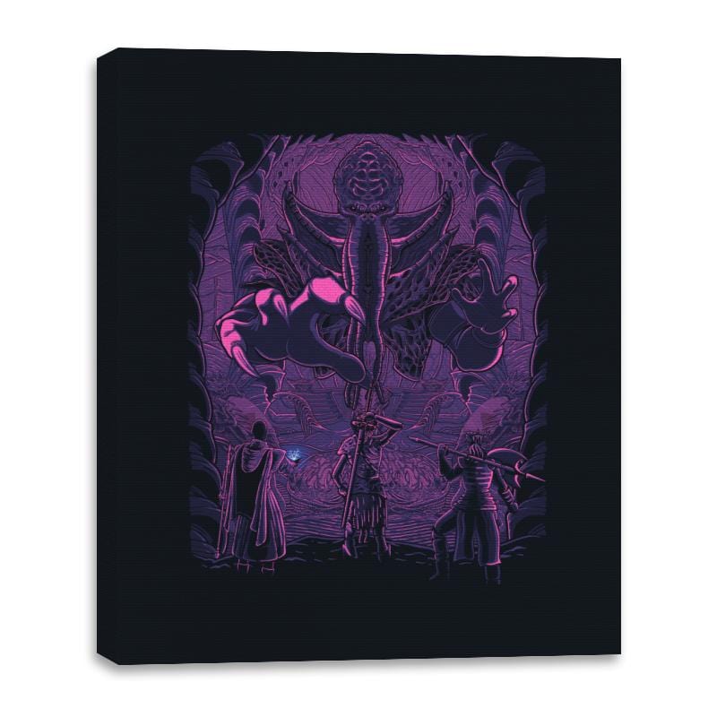 Mindflayer's Den. - Canvas Wraps Canvas Wraps RIPT Apparel 16x20 / Black