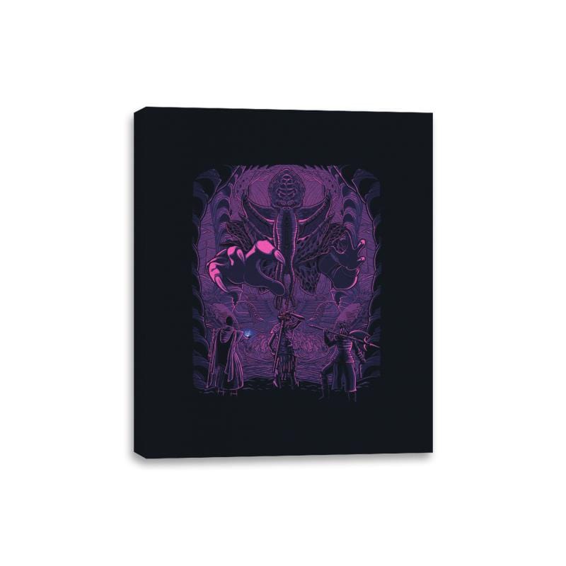 Mindflayer's Den. - Canvas Wraps Canvas Wraps RIPT Apparel 8x10 / Black