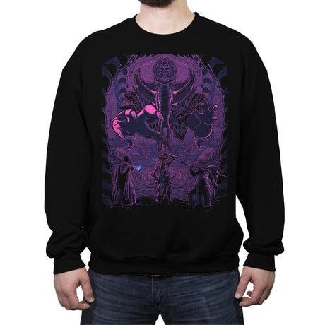 Mindflayer's Den. - Crew Neck Sweatshirt Crew Neck Sweatshirt RIPT Apparel Small / Black