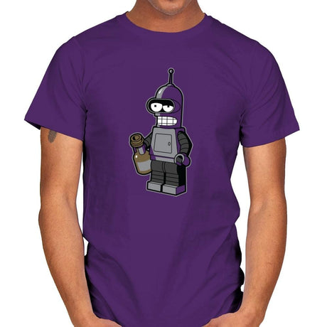 Mini Bendingbot Exclusive - Brick Tees - Mens T-Shirts RIPT Apparel Small / Purple