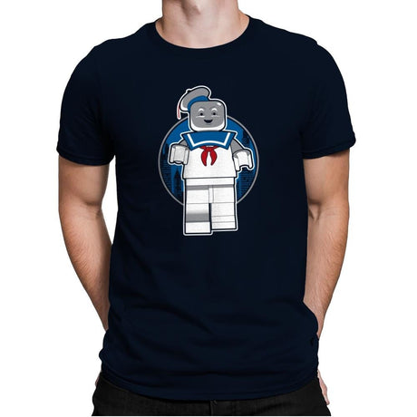 Mini Marshmallow Man Exclusive - Brick Tees - Mens Premium T-Shirts RIPT Apparel Small / Midnight Navy