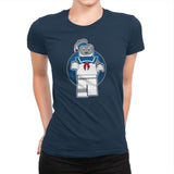 Mini Marshmallow Man Exclusive - Brick Tees - Womens Premium T-Shirts RIPT Apparel Small / Midnight Navy