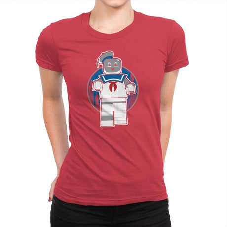Mini Marshmallow Man Exclusive - Brick Tees - Womens Premium T-Shirts RIPT Apparel Small / Red