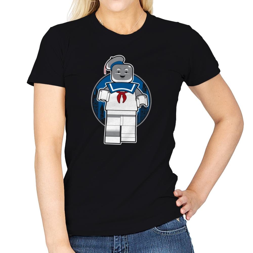 Mini Marshmallow Man Exclusive - Brick Tees - Womens T-Shirts RIPT Apparel Small / Black