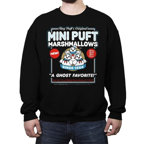 Mini Pufts - Crew Neck Sweatshirt Crew Neck Sweatshirt RIPT Apparel Small / Black